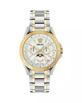 V-Galaxy Moonphase Watch, 43mm – Часы V-Galaxy с индикатором лунных фаз, 43 мм Versace, мультиколор