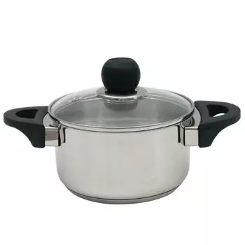 В комплект входит индукционная крышка, универсальная кастрюля для консервирования, суповая кастрюля 1,8 л/16 см AMBITION