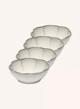 В комплекте набор из 4 тарелок. Serax, белый