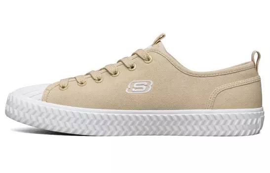 V"lites Canvas Shoes Men Low-top Khaki Skechers