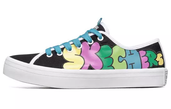 V"lites Скейтбординг Кроссовки Женские Низкие Многоцветные Skechers
