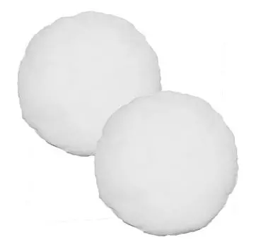 В наборе 2 набивные подушки, круглая внутренняя подушка из полиэстера, 35 см, диванная подушка, декоративная подушка, диванная подушка Haus und Deko