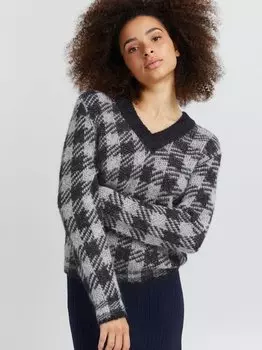 Свитер вязаный Ichi, черный