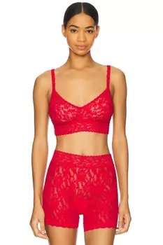 V-Neck ретро бралет Hanky Panky, red