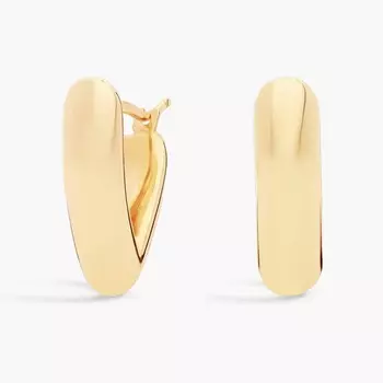V-образные Huggies из 14-каратного итальянского желтого золота Blue Nile