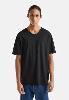 V-образный вырез United Colors of Benetton, черный
