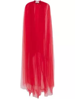 V:PM ATELIER кейп Wanda из тюля, красный