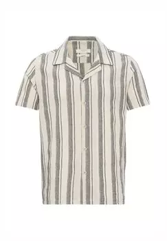 В ПОЛОСКУ Lapaz Antioch, С КОРОТКИМИ РУКАВАМИ СТАНДАРТНЫЙ ФОРТ Рубашка черный