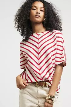 В полоску со складками River Island, красный