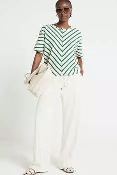 В полоску со складками River Island, зеленый