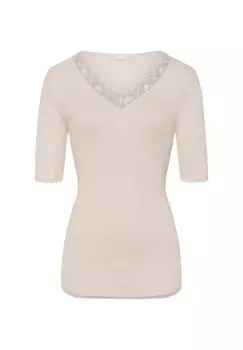 V-Рубашка Шерстяное Кружево HANRO, цвет Pumice Damen