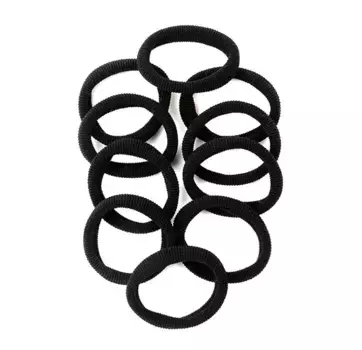 В упаковке 10 резинок Gomas Elsticas 1699, цвет negro