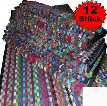 В упаковке 12 полотенец для гостей 30 x 50 смMIA-A00-GAT-30x50-APFELGRUEN-12. KH-Haushaltshandel, мультиколор