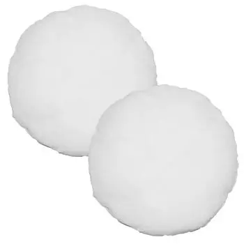 В упаковке 2 45 круглых подушек с наполнителем, подушка из микрофибры, декоративная подушка, диванная подушка, 260 г Haus und Deko