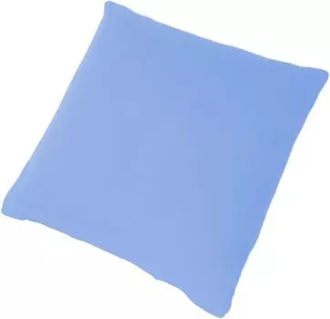В упаковке 2 чехла на подушки 40 х 80 см, трикотаж, однотонный хлопок, светло-голубой Buymax