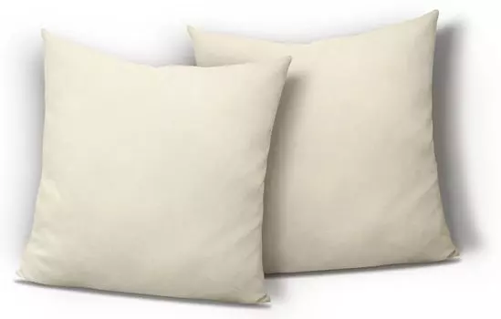 В упаковке 2 чехла на подушки размером 80 x 80 см, комплект из натурального однотонного джерси, хлопок One-Home