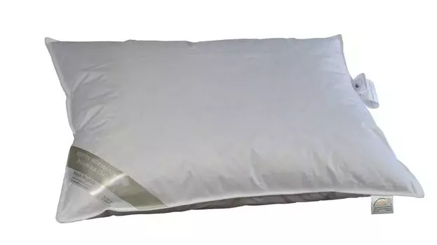 В упаковке 2 детские пуховые подушки 40 х 60 см, средние 100 г, несшитые, 100 % пух Betten Hofmann