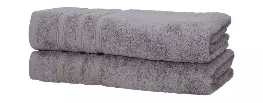 В упаковке 2 гостевых полотенца размером 30 x 50 см, мягкая махровая ткань однотонного цвета, впитывающая влагу, цвет: голубой. One-Home