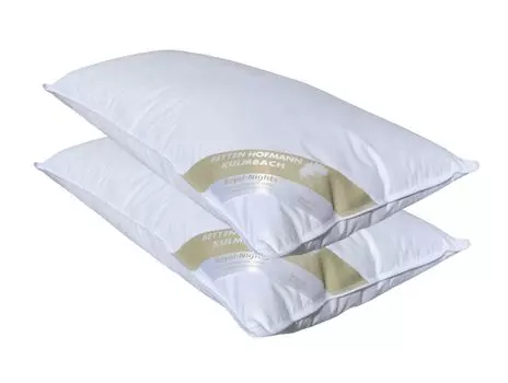 В упаковке 2 классические подушки, подушки 40х80, перьевые подушки, 500 г, моющиеся, устойчивые Betten Hofmann