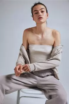 В упаковке 2 коротких топа-трубы H&M, серый