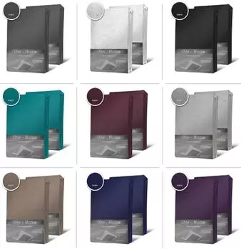 В упаковке 2 махровые простыни на подкладке 90х200 140х200 180х200 хлопок, размер: 90х200 см - 100х200 см, цвет: черный One-Home