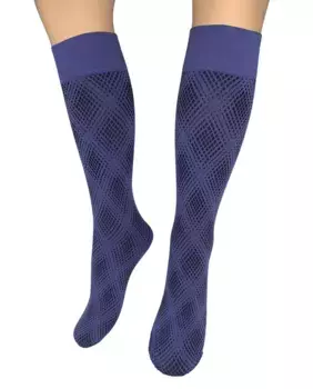 В упаковке 2 мини-колготки в 2 конвертах Dallas mb геометрическая фантазия плотностью 70 ден Hyd, темно-синий