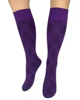 В упаковке 2 мини-колготки в 2 конвертах Dallas mb геометрическая фантазия плотностью 70 ден Hyd, фиолетовый