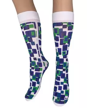 В упаковке 2 мини-колготки в 2 конвертах Boreal mb Fantasy в клетку 70 ден Hyd, белый