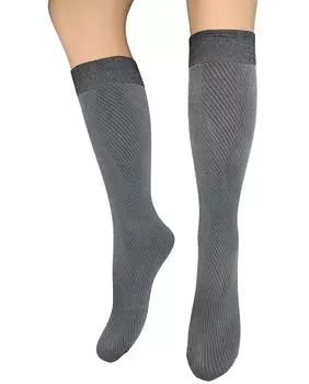 В упаковке 2 мини-колготки в 2 конвертах Metal mb Fantasy перфорированная плотностью 60 ден Hyd, серебро