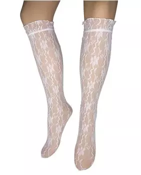 В упаковке 2 мини-колготки в 2 конвертах Orient mb flowers сетка плотностью 30 ден Hyd, белый