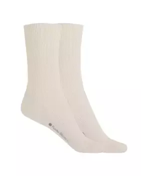 В упаковке 2 пары детских носков в рубчик Punto Blanco, цвет Natural