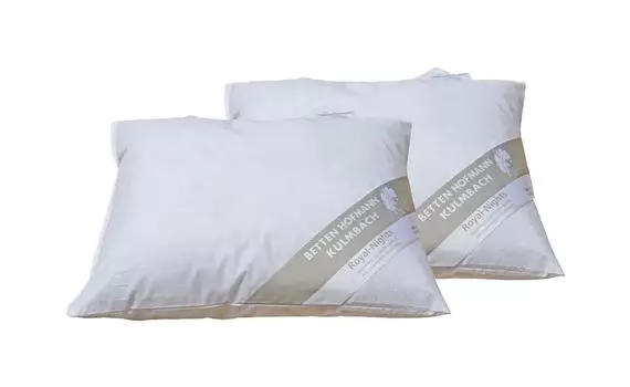 В упаковке 2 подушки Hofmann Bayern 35х40 см. Перьевые подушки 30% пух 160г Betten Hofmann