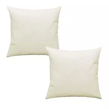 В упаковке 2 подушки-наполнители 40 x 40 см. Перьевая подушка. Подушка для тикинга. Подушка для наполнения. Внутренняя подушка Haus und Deko