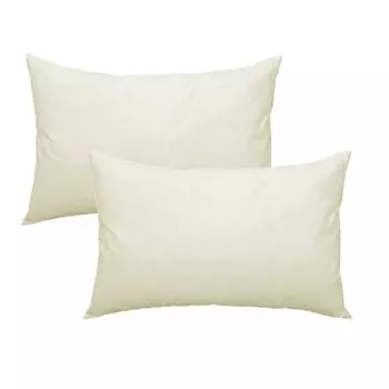 В упаковке 2 подушки-наполнители 50 x 70 см. Перьевая подушка. Подушка для тикинга. Подушка для наполнения. Внутренняя подушка Haus und Deko