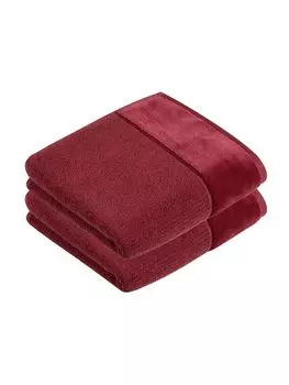 В упаковке 2 полотенца Pure бренда Vossen 50 х 100 см.