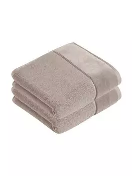 В упаковке 2 полотенца Pure бренда Vossen 50 х 100 см.