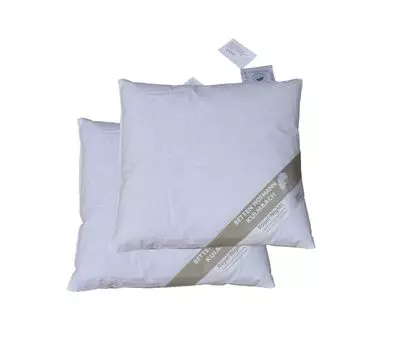 В упаковке 2 пуховые подушки на шею 40х40 см 100 г новые пуховые подушки маленькие подушечки Betten Hofmann