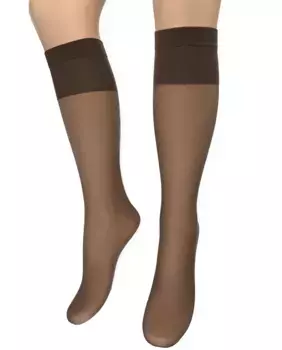 В упаковке 4 мини-колготки в 2 пакетиках 13 плюс мб для простой косметики 13 ден Hyd, коричневый