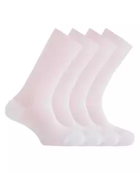 В упаковке 4 пары мужских носков из полиамида белого цвета Punto Blanco