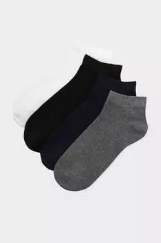В упаковке 4 пары носков до щиколотки. Pull&Bear