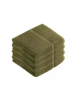 В упаковке 4 полотенца Belief бренда Vossen 50 х 100 см.