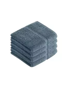 В упаковке 4 полотенца Belief бренда Vossen 50 х 100 см.