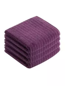 В упаковке 4 полотенца Mystic от Vossen 50 x 100 см.