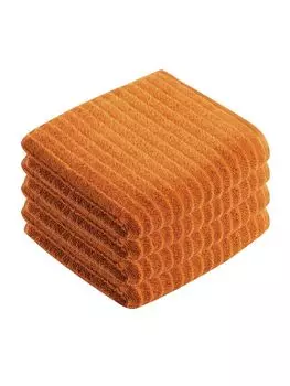 В упаковке 4 полотенца Mystic от Vossen 50 x 100 см.