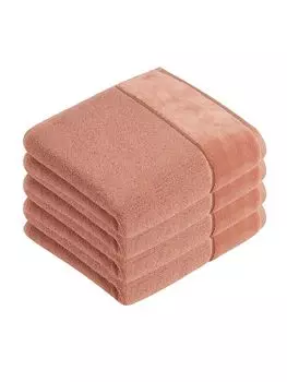 В упаковке 4 полотенца Pure бренда Vossen 50 х 100 см.