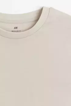 В упаковке 5 футболок стандартного кроя H&M, белый