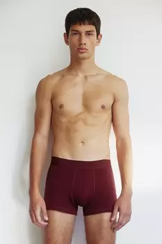 В упаковке 5 коротких плавок H&M, красный