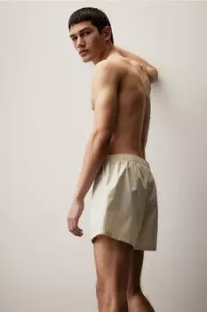 В упаковке 5 трусов-боксеров из хлопчатобумажной ткани H&M, бежевый