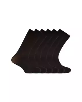 В упаковке 6 пар мужских носков из полиамида черного цвета Punto Blanco, черный