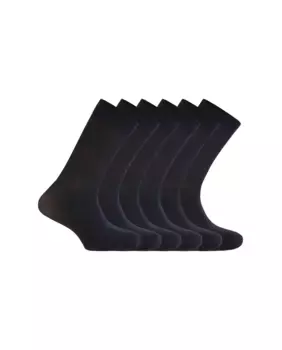 В упаковке 6 пар мужских носков из полиамида темно-синего цвета Punto Blanco, темно-синий